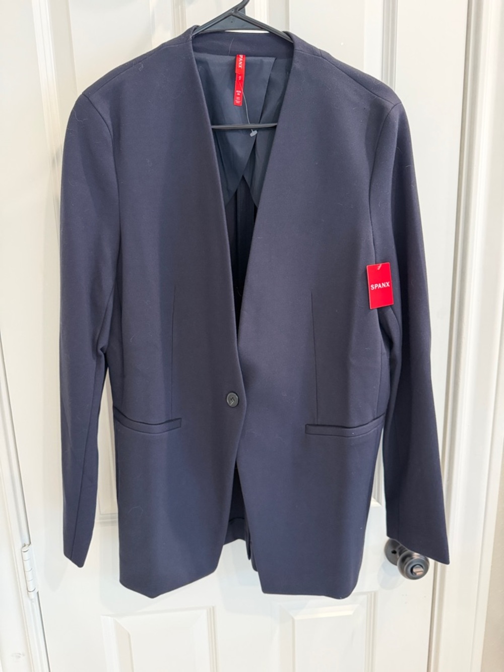 NWT SPANX Perf Collarless Blazer
